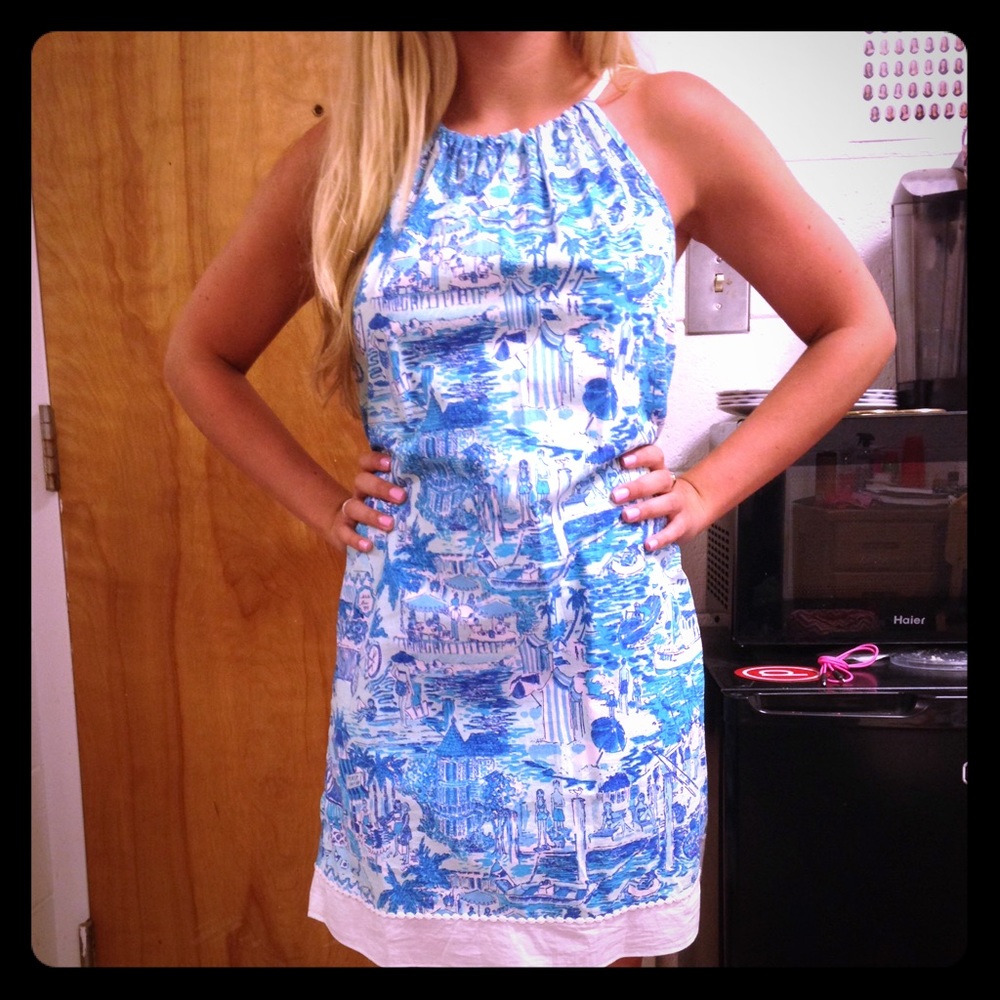 Lilly Pulitzer blue shift dress